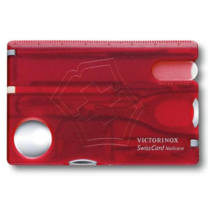 Ніж Victorinox Swisscard Nailcare 82х54х4мм,12функ,черв.прозор - фото 2