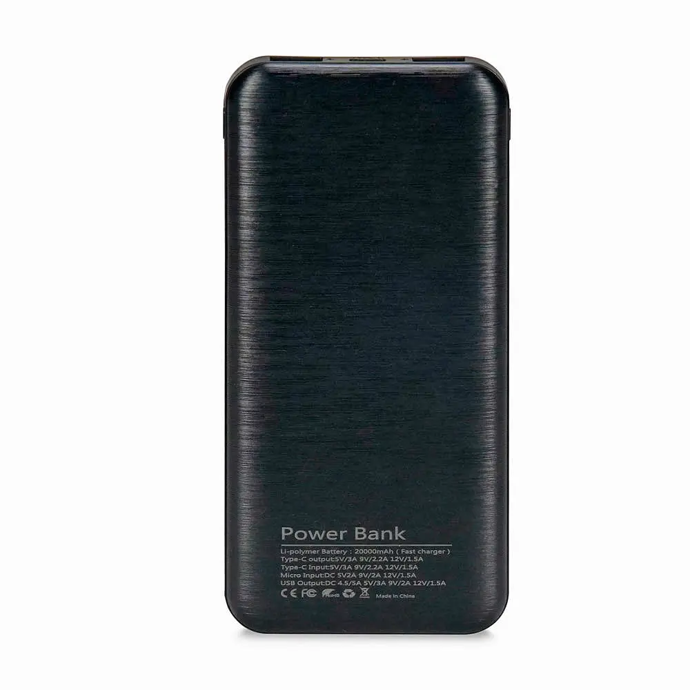 Повербанк 20000 mAh Power Bank Kraft KPB-2020FC Black 22.5W QC3.0 (43-00094) - фото 5