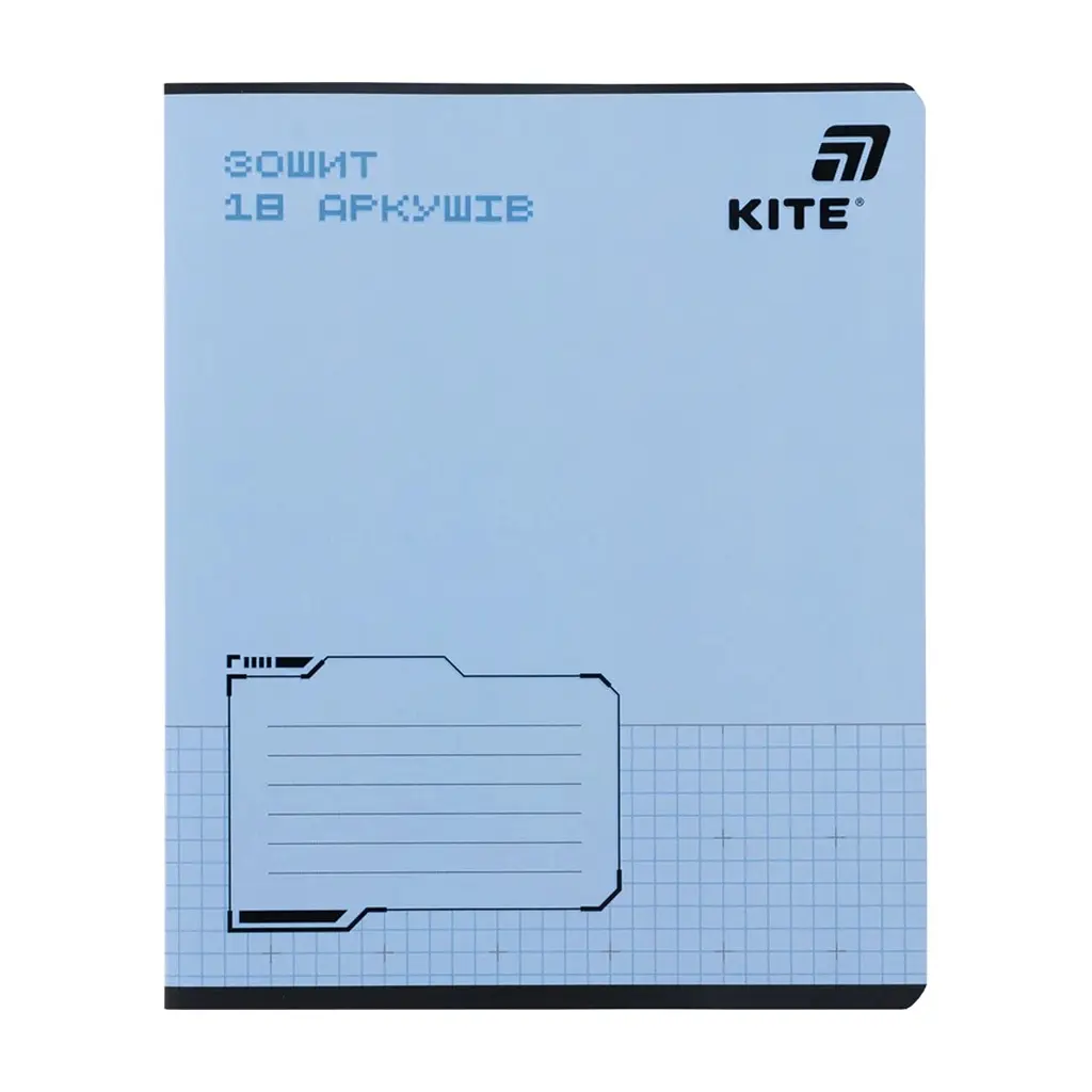Зошит Kite One color, 18 аркушів, клітинка (K26-236-1), в асортименті - фото 6