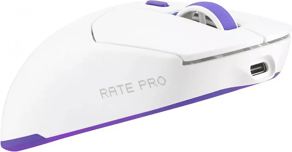 Ігрова миша Proove Gaming Rate Pro Wireless Mouse with Charging Dock white (WMRPCD022002) - фото 4