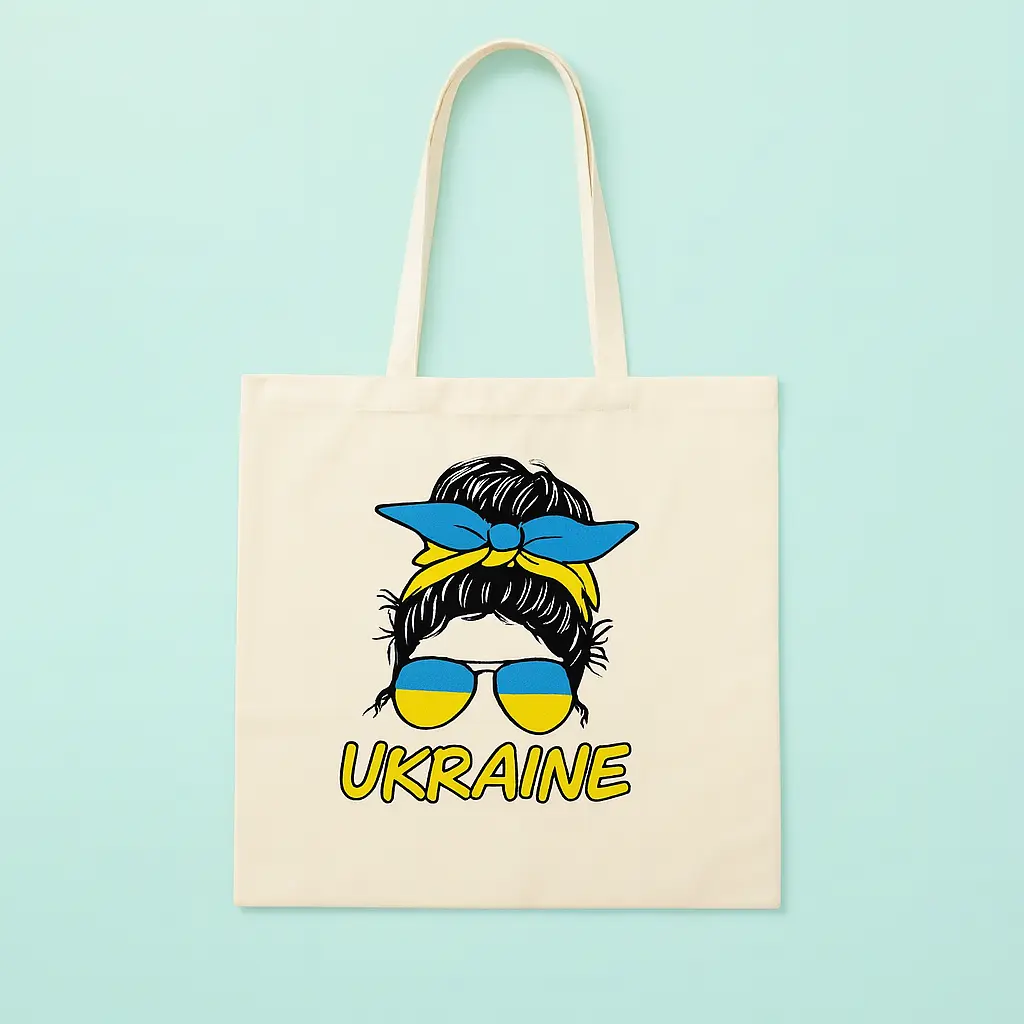 Набор экосумка-раскраска «Ukraine» хлопок 220 г/м2 38х42см ROSA Talent [CD] - фото 2