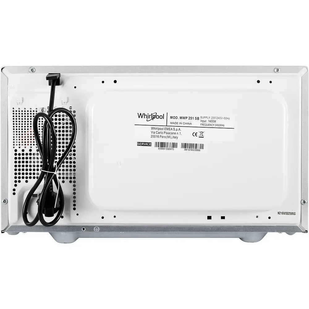 Мікрохвильова піч Whirlpool MWP 251 SB (859991566710) - фото 5