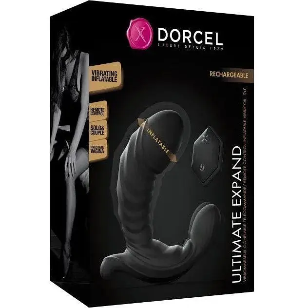 Універсальний вібратор з стволом, що надувається Dorcel Ultimate Expand - фото 7