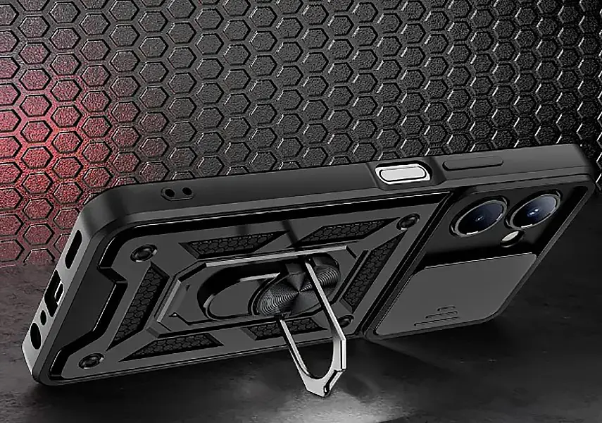 Панель BeCover Military для Vivo Y36 4G/Y36 5G Black (710025) - фото 4