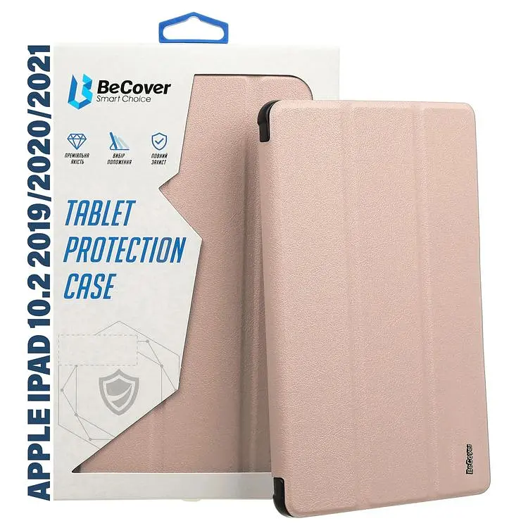 Чохол-книжка BeCover Tri Fold Hard для Apple iPad 10.2 2019/2020/2021 Pink (711127) - фото 6