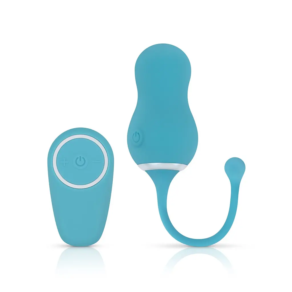 Віброяйце Cala Azul - Elena Vibrating Egg With Remote Control, 10 режимів, пульт ДК