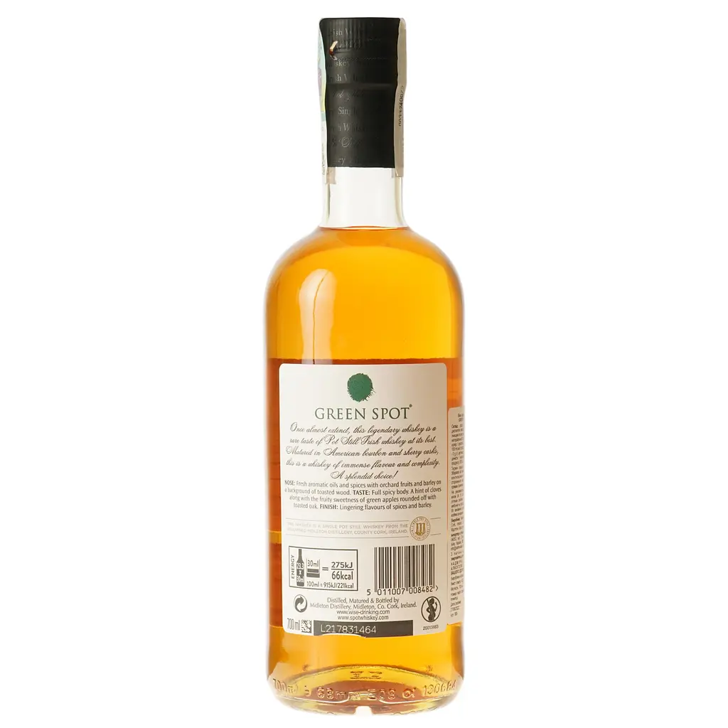 Виски Mitchells Green Spot Single Pot Still Irish Whiskey 40% 0.7 л (846672) - фото 6
