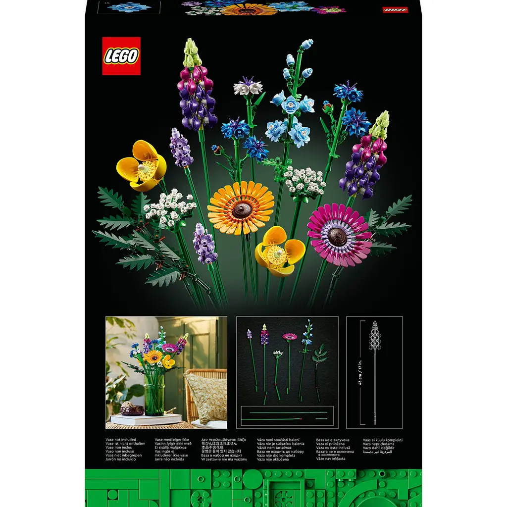 Конструктор LEGO Botanicals Букет польових квітів 939 деталей (10313) - фото 9