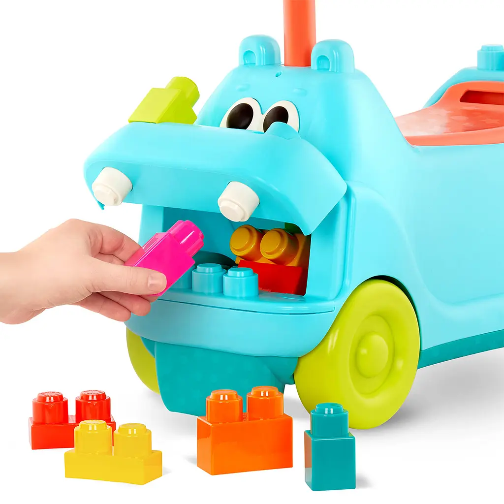 Машинка для катання та конструктор Battat Бегемотик Санні (BX2312Z) - фото 5