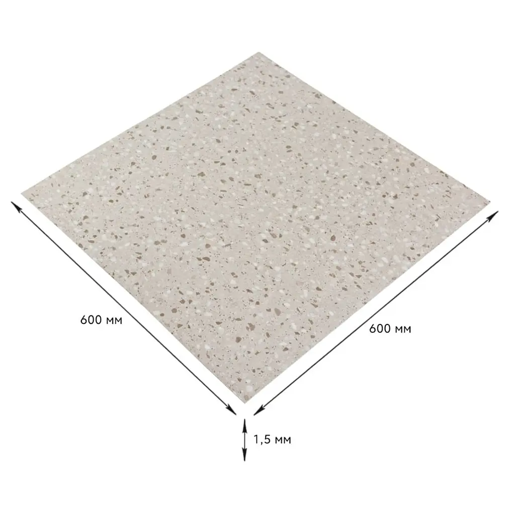 Самоклеюча плитка LVT 600x600x1.5mm (D) SW-00001587 - фото 2