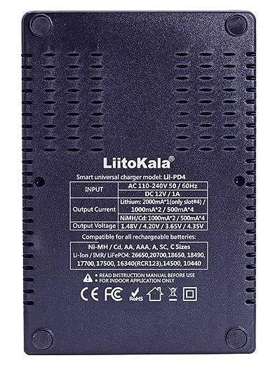 Професійний зарядний пристрій Liitokala Lii PD4 - фото 3