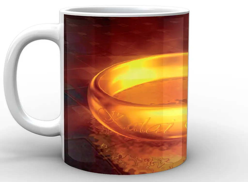 Кружка GeekLand The Lord of the Rings Володар перснів кільце всевладдя LR.02.004 - фото 3