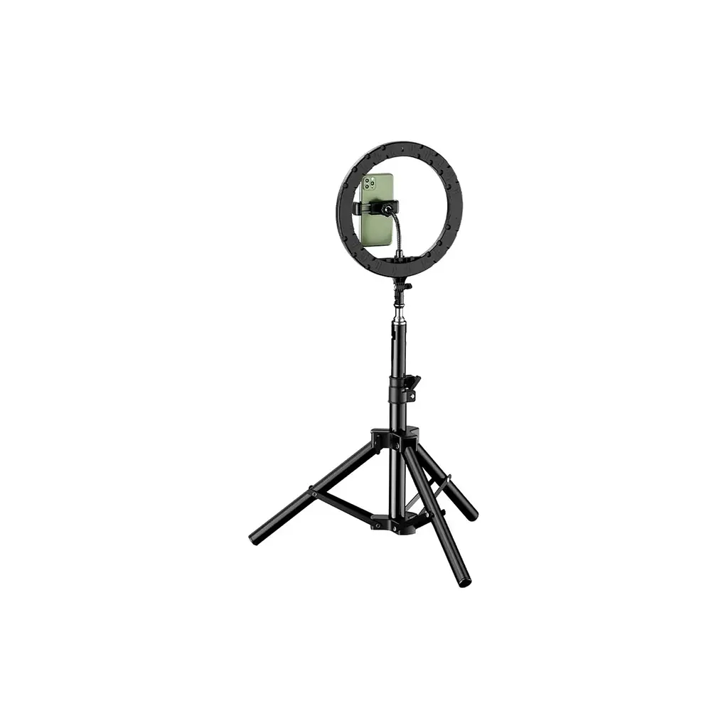 Набір блогера RTAKO ZJ-ZBT01 Live Streaming Stand with Ring Light and Floor Tripod (6942063215400) - фото 2