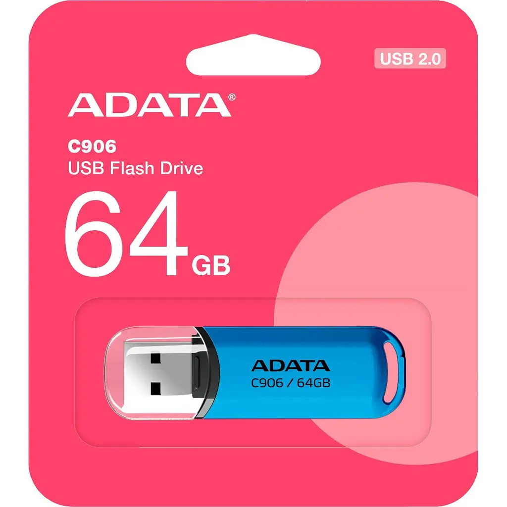 Флеш-накопичувач Adata Flash 64Gb USB 2.0 C906 Water Blue (AC906-64G-RWB) - фото 3