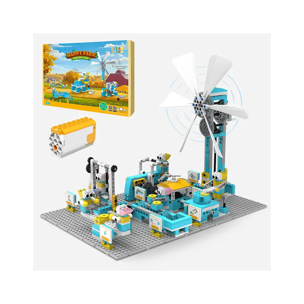 Конструктор Makerzoid Happy Farm Bountiful Fields (MKZ-HF-02) - фото 4