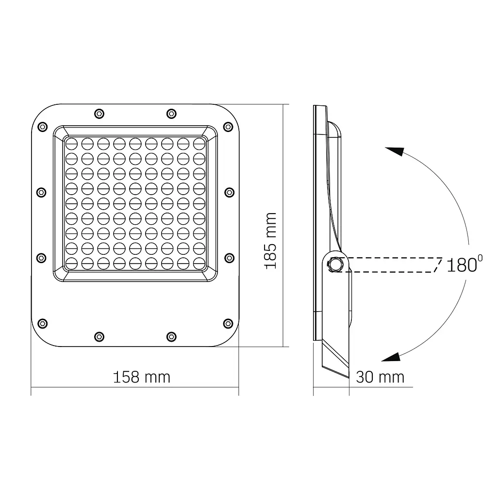 LED прожектор Videx Premium F2, 50W 5000K (25958-000) - фото 8