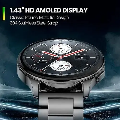 Смарт-годинник Amazfit Pop 3R Metal Silver - фото 2
