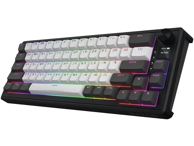 Клавіатура Hator Skyfall 65 PRO Wireless Grey-Black Silent Switches (HTK4160UA) - фото 2