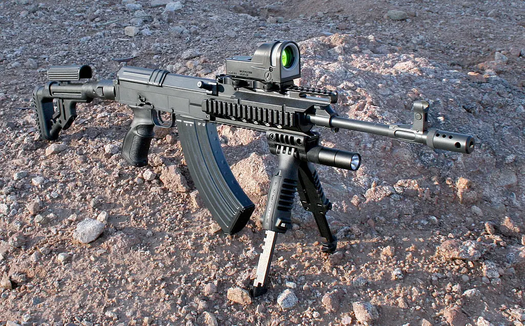 Система планок Fab Defense для VZ.58 5 планок алюминий черная - фото 3