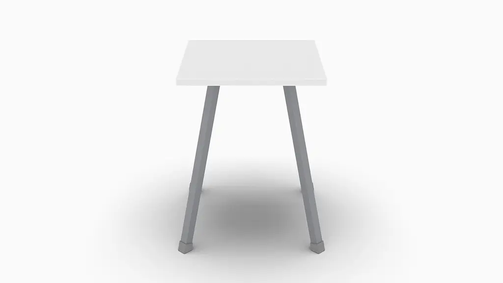 Табурет Ferrum-decor 430x320x320 Серый металл ДСП Белый 16 мм (FRD-104645) - фото 2