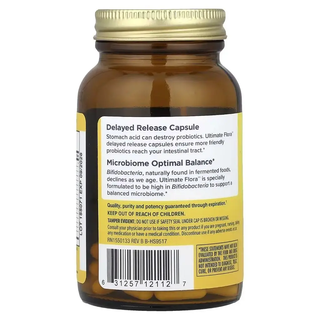 Пробіотики для дорослих 50+ 30 млрд КУО Renew Life Ultimate Probiotic Flora Adult 50+ 30 Billion CFU 30 веганських капсул - фото 4