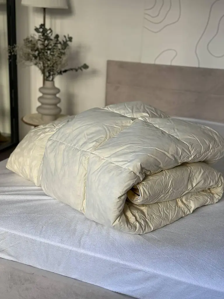 Ковдра Ecotton полуторна 140х205 см пухово-перова пух 50% (23842) - фото 2