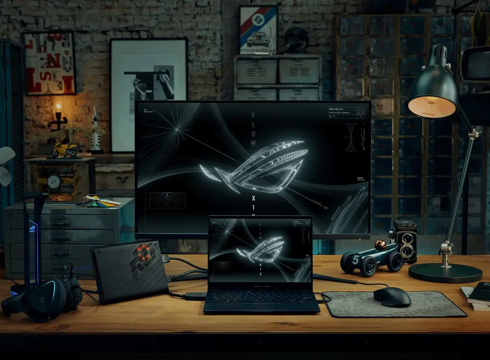 Ноутбук ASUS ROG Flow X13 GV302XV-MU011W 13.4' QHD+ IPS Touch, AMD R9-7940HS, 16GB, F1TB, NVD4060-8, Win11P, Чорний (90NR0DT1-M00160) - фото 8