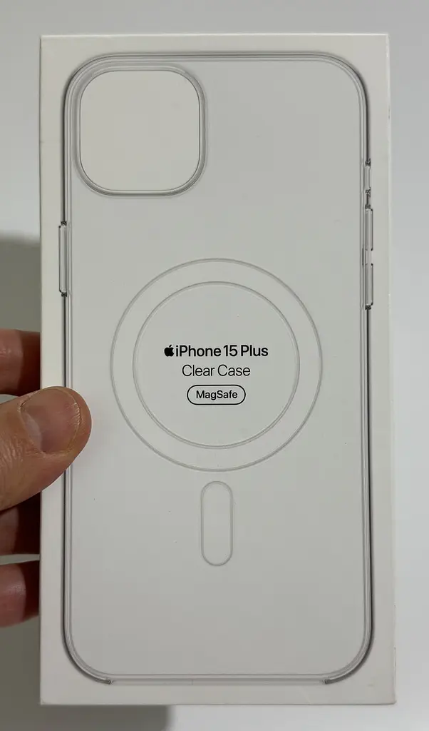 Оригінальний прозорий чохол для iPhone 15 Plus Apple Clear Case with MagSafe (MT213ZM/A) протиударний - фото 5