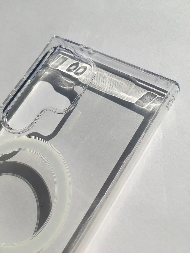 Прозорий протиударний чохол для Samsung Galaxy S24 Ultra (S928) Ultra Hybrid with MagSafe Clear Case - фото 5