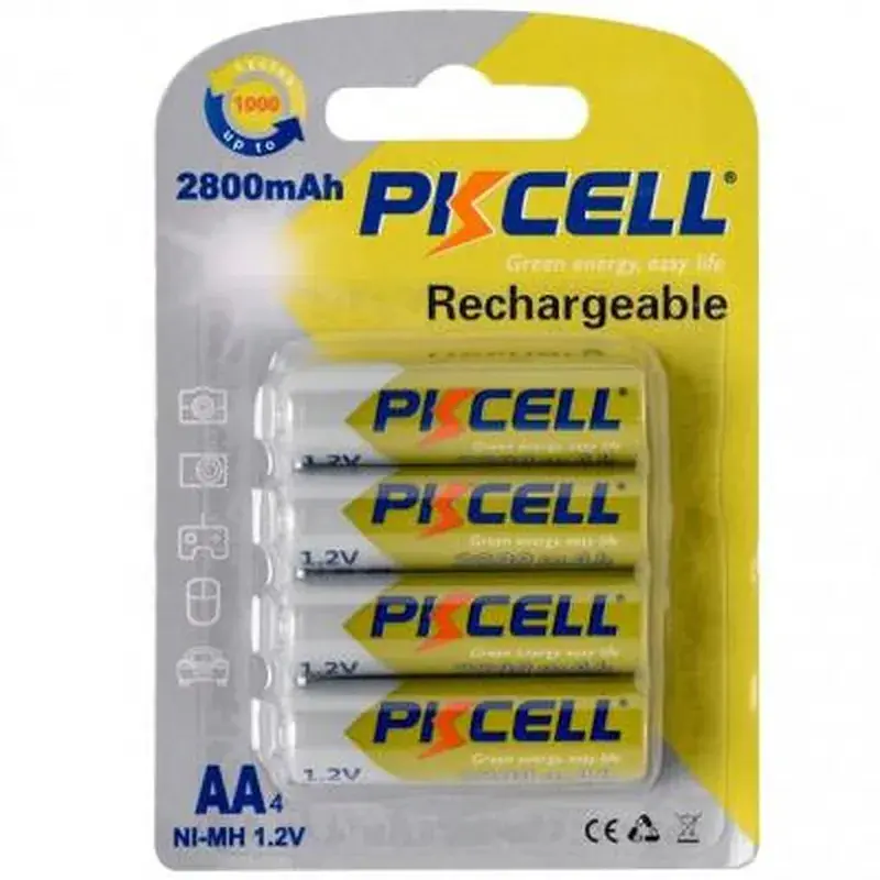 Акумулятор PkCell AA R6 NiMH 2800mAh x 4 (PC/AA2800-4B)