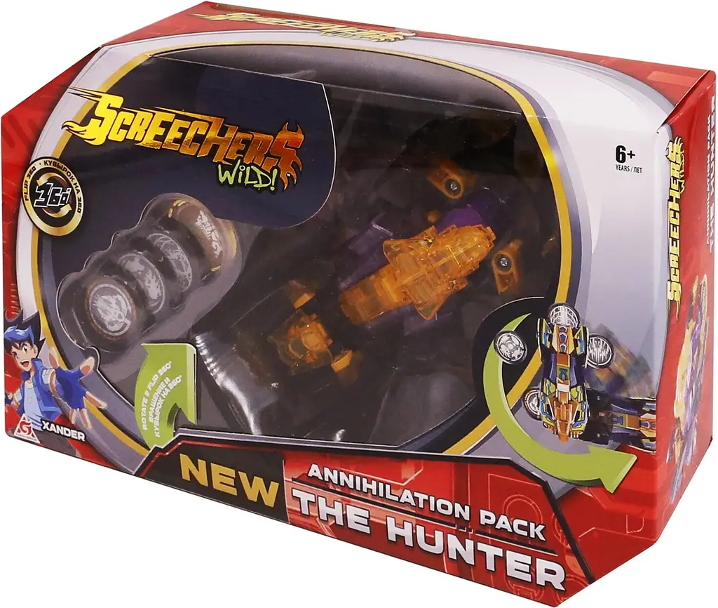 Машинка-трансформер Screechers Wild S2 L3 Хантер (EU684501) - фото 7