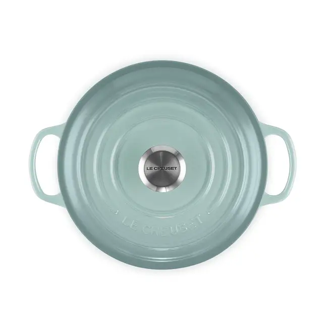 Каструля із кришкою Le Creuset Signature Cast Iron Round Casserole 21177207174430 20 см 2.4 л морська сіль - фото 5