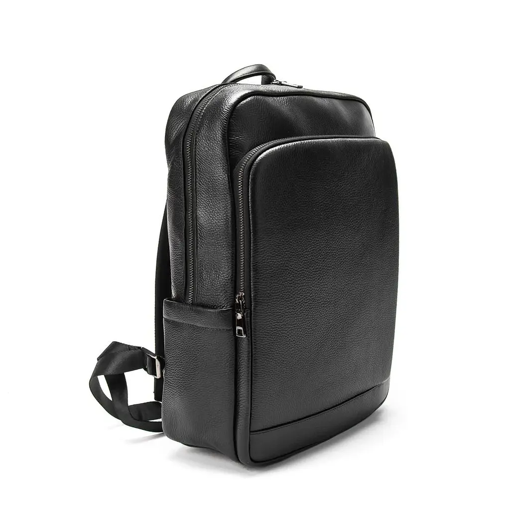 Шкіряний чорний рюкзак Tiding Bag A25F-8528-3A - фото 6
