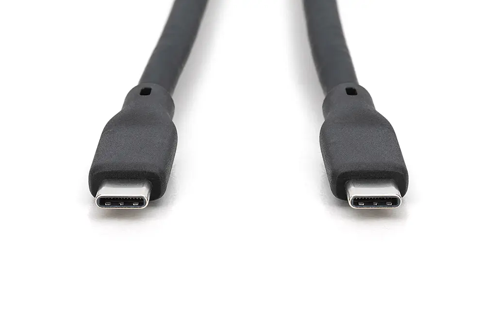 Кабель Digitus USB-C зарядка/синхронизации, USB 4.0 Gen 3, 40G, 240W, 8K, силиконовый, 1м, черный teh0013701 - фото 3