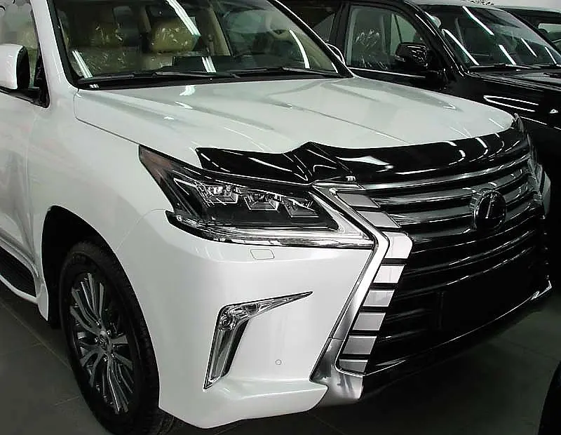 Дефлектор капоту мухобійка Lexus LX 570 2015- - фото 2