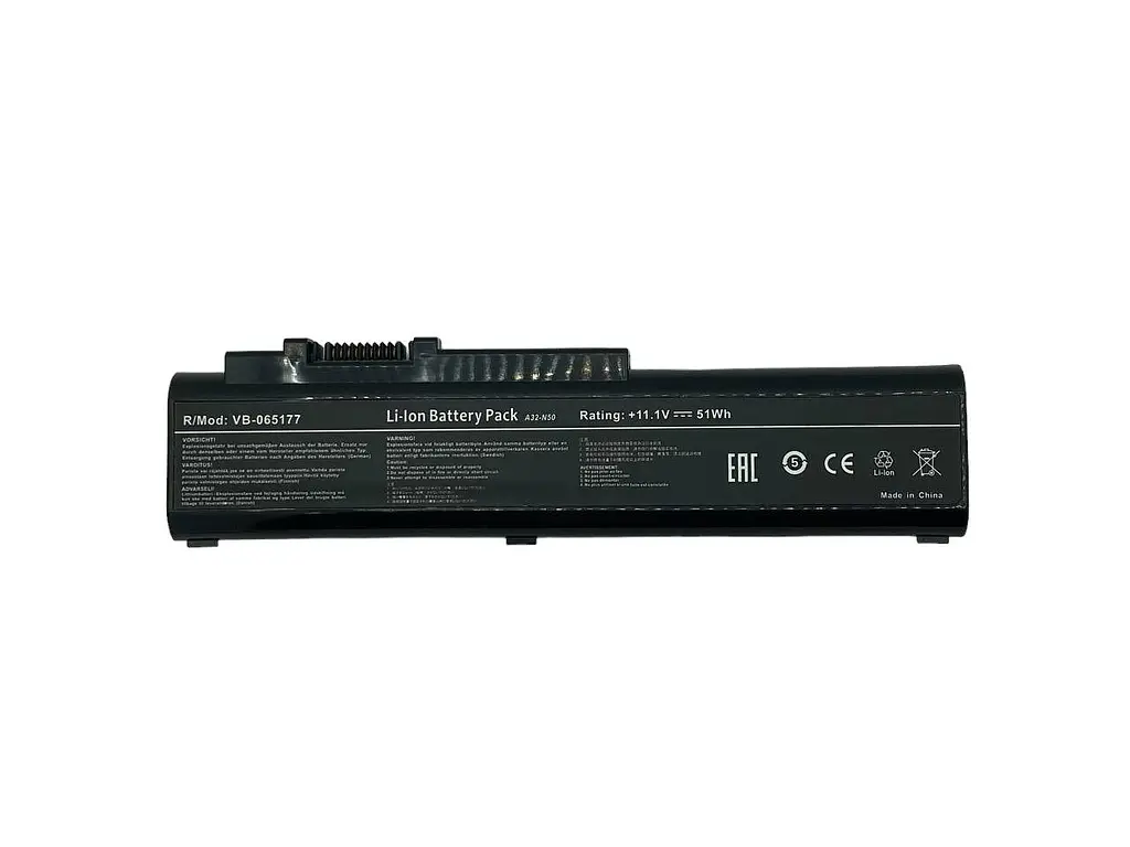 Акумулятор для ноутбука Asus A32-N50 N50 11.1V Black 5200 mAh - фото 2