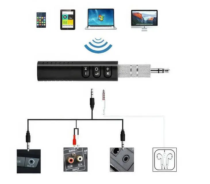 Адаптер блютуз в машину Bluetooth Receiver BT-450, блютуз ресивер автомобільний - фото 3