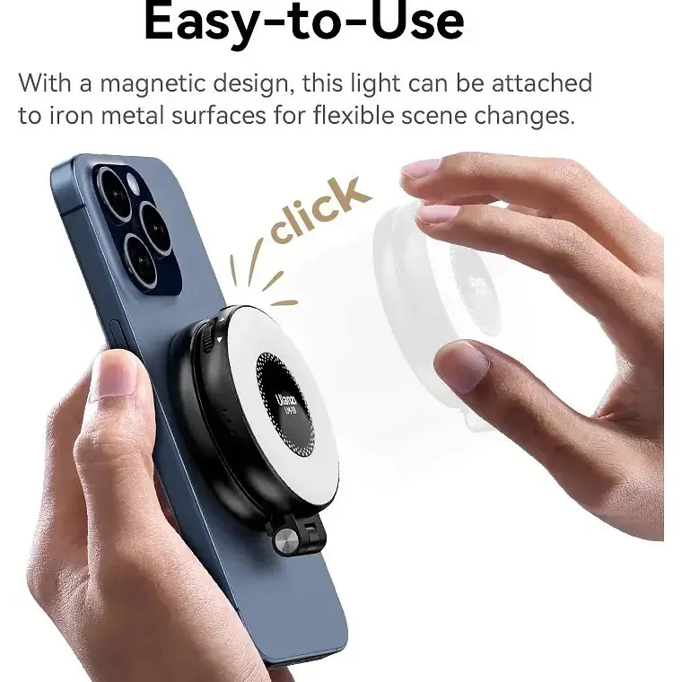 Накамерный свет Ulanzi LM19 MagSafe LED Black L049GBB1 [111237] - фото 4