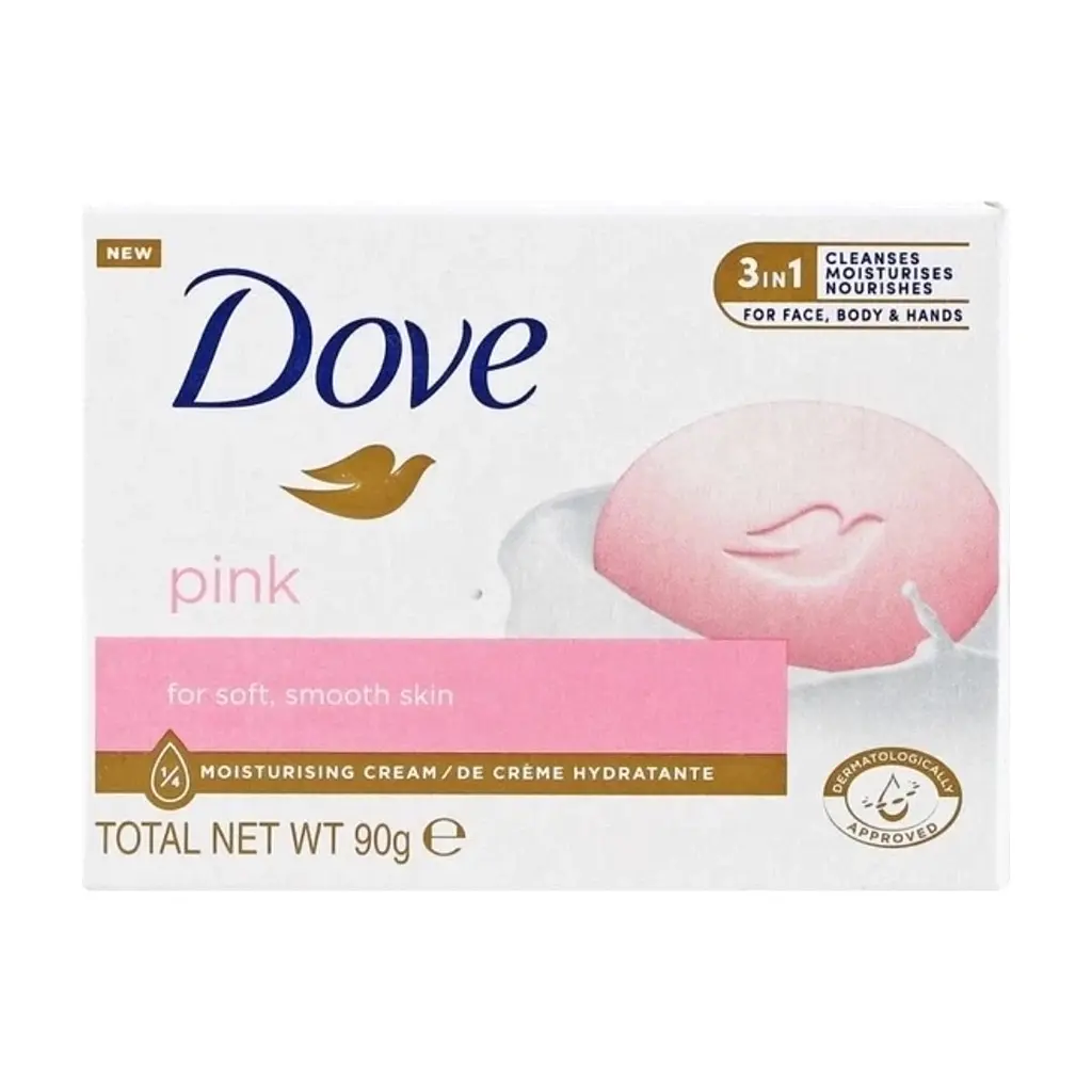 Тверде мило Dove Pink Bar Рожева ніжність 90 г (8710447289327)