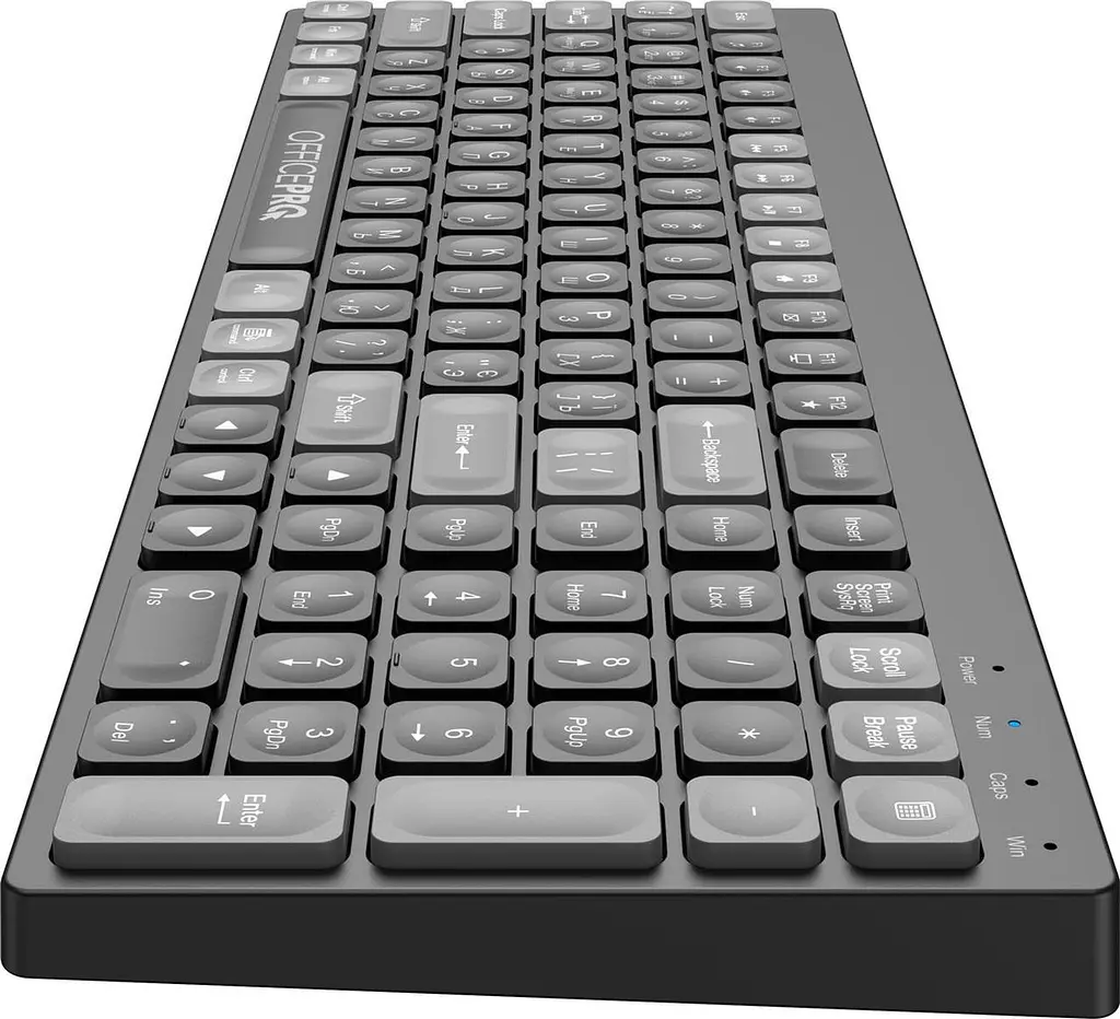 Клавіатура бездротова OfficePro SK985B Bluetooth Чорний