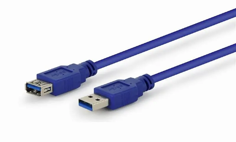 Кабель Gembird (CCP-USB3-AMAF-6) USB 3.0 AM/AF 1.8 м, синій, Premium - фото 2