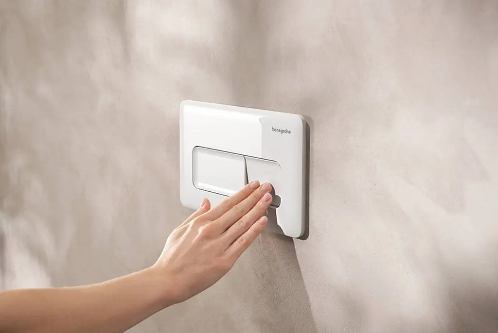 Кнопка змиву для інсталяції Hansgrohe iFrame Original Q матовий білий 66001700 - фото 3