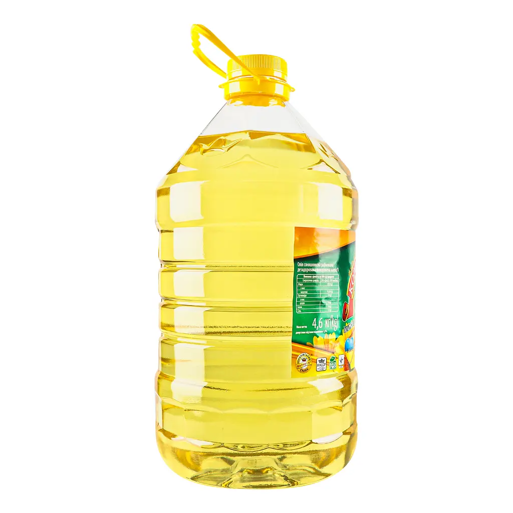 Олія соняшникова Королівський смак рафінована виморожена 5 л (402829) - фото 3
