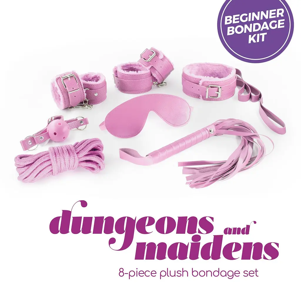 BDSM набір Crushious Dungeons Maidens (рожевий) - фото 12