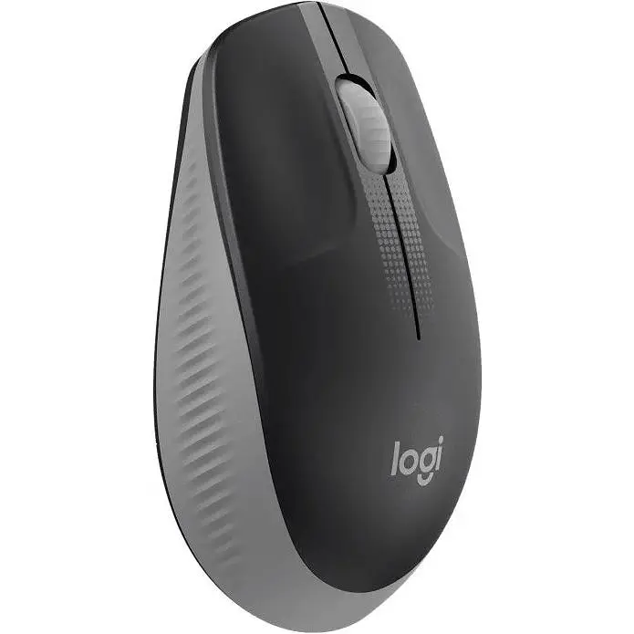Миша Logitech M190 Full-Size Wireless Mouse mid grey (910-005906) - фото 2