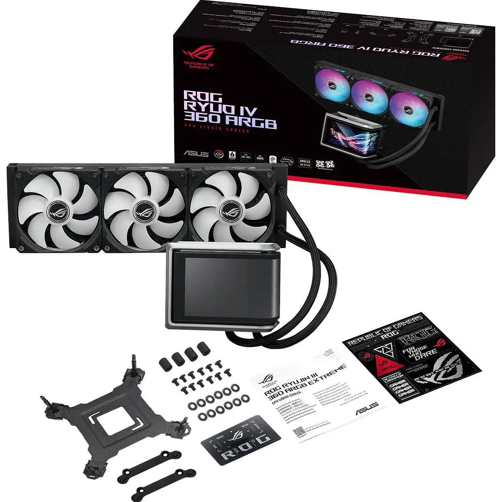СВО ASUS ROG Ryuo IV 360 ARGB Black (90RC01N1-B0EAY0) - фото 13
