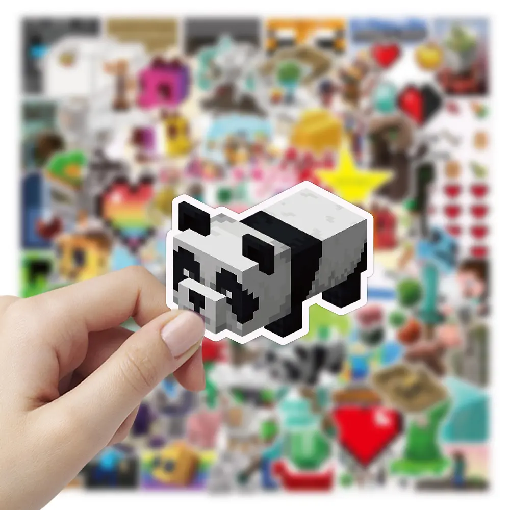 Стікерпак Майнкрафт Набір наклейок GeekLand Minecraft 100 штук - фото 3