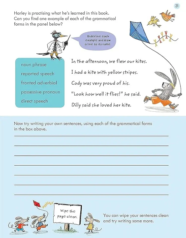 Key Skills. Wipe-Clean Grammar and Punctuation 8-9 - фото 7
