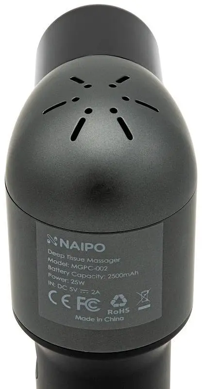 Перкусійний ручний масажер для тіла Naipo MGPC-002 - фото 8