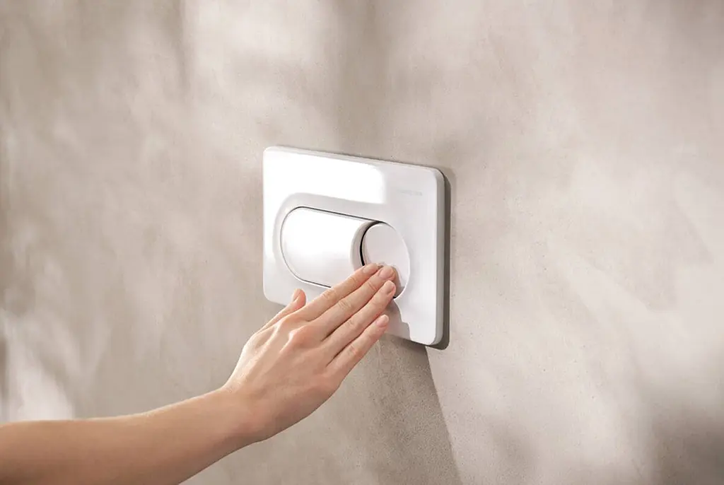 Кнопка змиву для інсталяції Hansgrohe iFrame Original S білий глянцевий 66002450 - фото 2